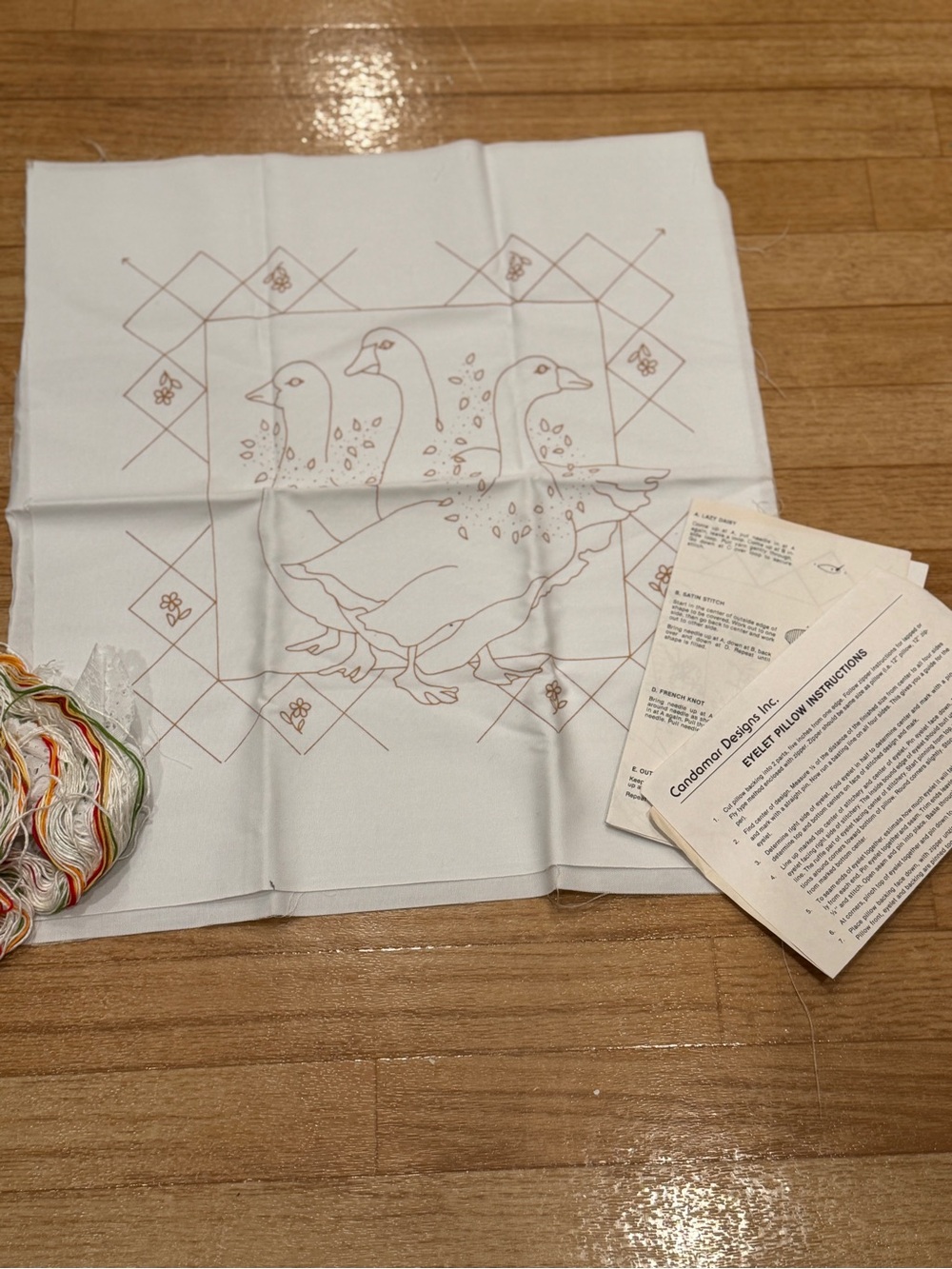 Vintage (New Old Stock) Goose Crewel Kit by Something Special